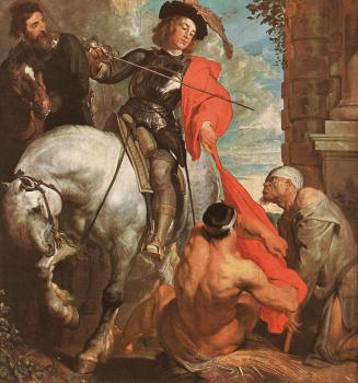 安東尼 凡 戴尅 St Martin Dividing his Cloak 安東尼 凡 戴尅 St Martin Dividing his Cloak
